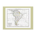 1806 Map - L'Amérique Méridionale postcards by ZephyrusBooks 1806 Map - L'Amérique Méridionale postcards