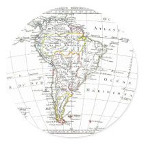 1806 Map - L'Amérique Méridionale stickers by ZephyrusBooks 1806 Map - L'Amérique Méridionale stickers