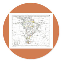 1806 Map - L'Amérique Méridionale stickers by ZephyrusBooks 1806 Map - L'Amérique Méridionale stickers