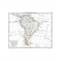1806 Map - L'Amérique Méridionale t-shirts by ZephyrusBooks 1806 Map - L'Amérique Méridionale t-shirts