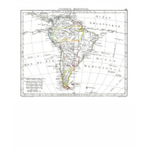 1806 Map - L'Amérique Méridionale t-shirts by ZephyrusBooks 1806 Map - L'Amérique Méridionale t-shirts