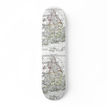 1806 Map - L'Angleterre Skateboard Deck