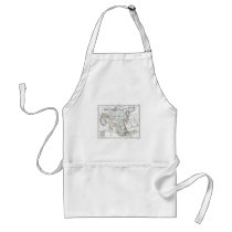1806 Map - L'Asie Apron