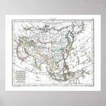 1806 Map - L'Asie Print