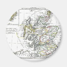 1806 Map - L'Ecosse Magnets