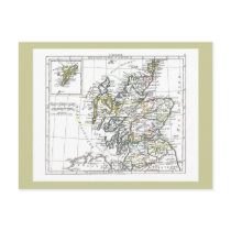 1806 Map - L'Ecosse postcards
