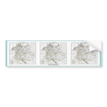 1806 Map - L'Empire d'Allemagne bumper stickers