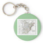 1806 Map - Les Etats Unis d'Amrique Keychain