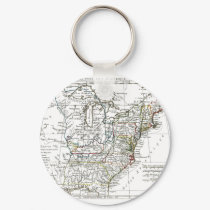 1806 Map - Les Etats Unis d'Amrique keychains by ZephyrusBooks 1806 Map - Les Etats Unis d'Amrique keychains