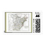 1806 Map - Les Etats Unis d'Amrique Stamps