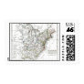 1806 Map - Les Etats Unis d'Amrique Postage Stamp