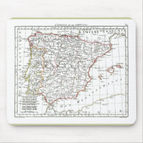 1806 Map - L'Espagne et le Portugal mousepads by ZephyrusBooks 1806 Map - L'Espagne et le Portugal mousepads