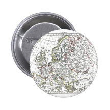 1806 Map - L'Europe Button