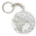 1806 Map - L'Inde Keychain