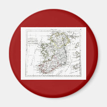 1806 Map - L'Irlande Magnets