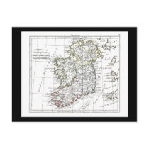 1806 Map - L'Irlande postcards