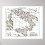 1806 Map - L'Italie 2e Feuille Posters