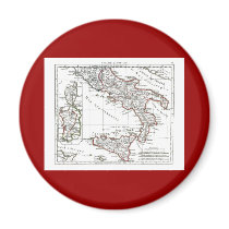 1806 Map - L'Italie (Sud) magnets