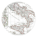 1806 Map - L'Italie (Sud) Stickers
