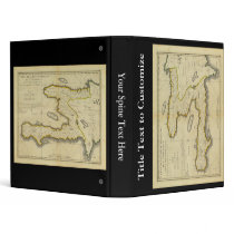 1814 Haiti Map by Mathew Carey Binder