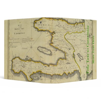 1814 Haiti Map by Mathew Carey Binders by ZephyrusBooks