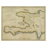 1814 Haiti Map by Mathew Carey flyers