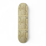 1814 Haiti Map by Mathew Carey Skate Board Deck