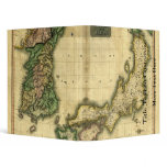 1815 Map of Korea and Japan binders