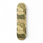 1815 Map of Korea and Japan Custom Skate Board