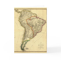 1817 Map of South America cards by ZephyrusBooks 1817 Map of South America cards