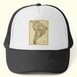 1817 Map of South America hats