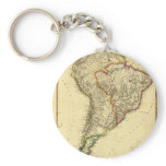 1817 Map of South America Key Chain