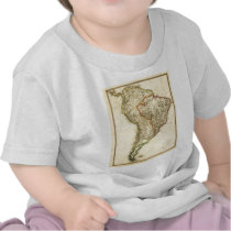 1817 Map of South America Tee Shirts