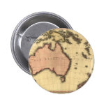 1818 Australasia  Map - Australia, New Zealand Buttons