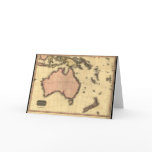 1818 Australasia  Map - Australia, New Zealand Greeting Card