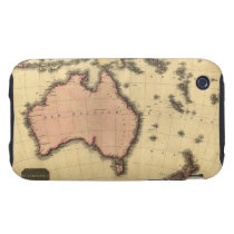 1818 Australasia  Map - Australia, New Zealand Tough Iphone 3 Cases