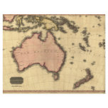 1818 Australasia  Map - Australia, New Zealand flyers