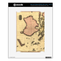 1818 Australasia Map - Australia, New Zealand NOOK Decals