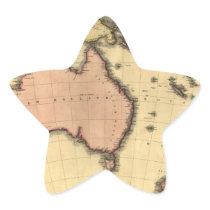 1818 Australasia  Map - Australia, New Zealand Sticker