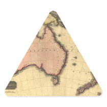 1818 Australasia  Map - Australia, New Zealand Sticker