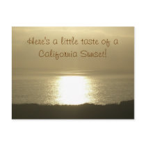 181, Here's a little taste of a California Sunset! postcards