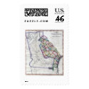 1822 Georgia postage by oldmaps 1822 Georgia postage