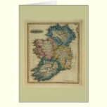 1823 Ireland map by Lucas Fielding Jr cards