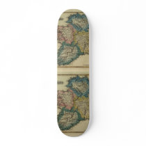 1823 Ireland map by Lucas Fielding Jr Skateboard Decks