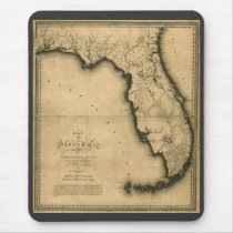 1823 Map of Florida Mouse Mats