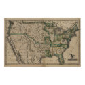 1823 Map of the United States posters by Dividenda 1823 Map of the United States posters