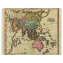 1825 Map of Asia by Henry Tanner Flyers