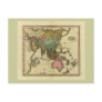 1825 Map of Asia by Henry Tanner Postcards