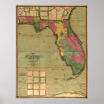 1829 Map of Florida Print