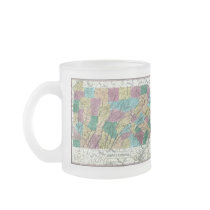 1829 Pennsylvania Map Coffee Mugs